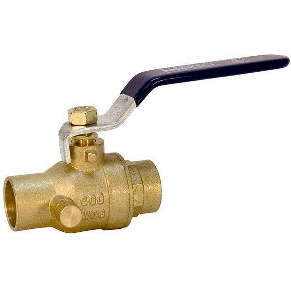 NIBCO Forged Brass Full Port Female Solder 600# Ball Valve 