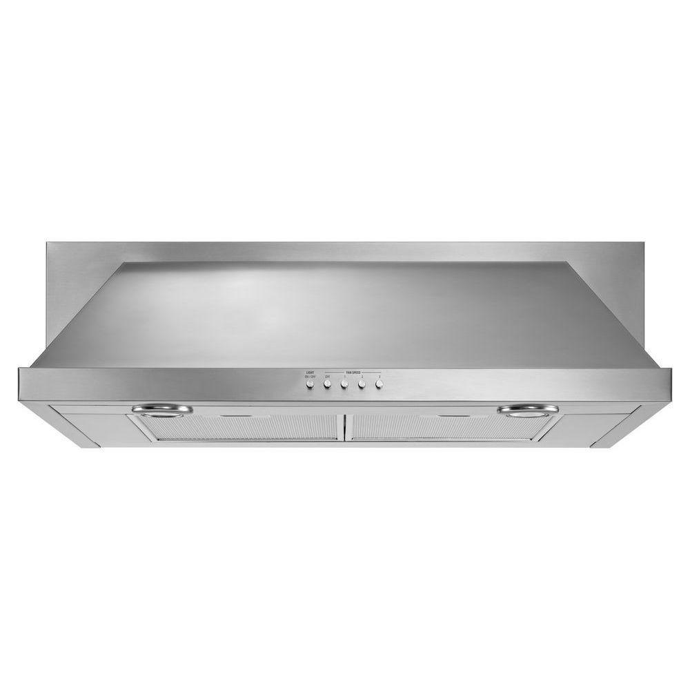 Whirlpool Stainless Steel Under Cabinet Range Hood in Stainless Steel 