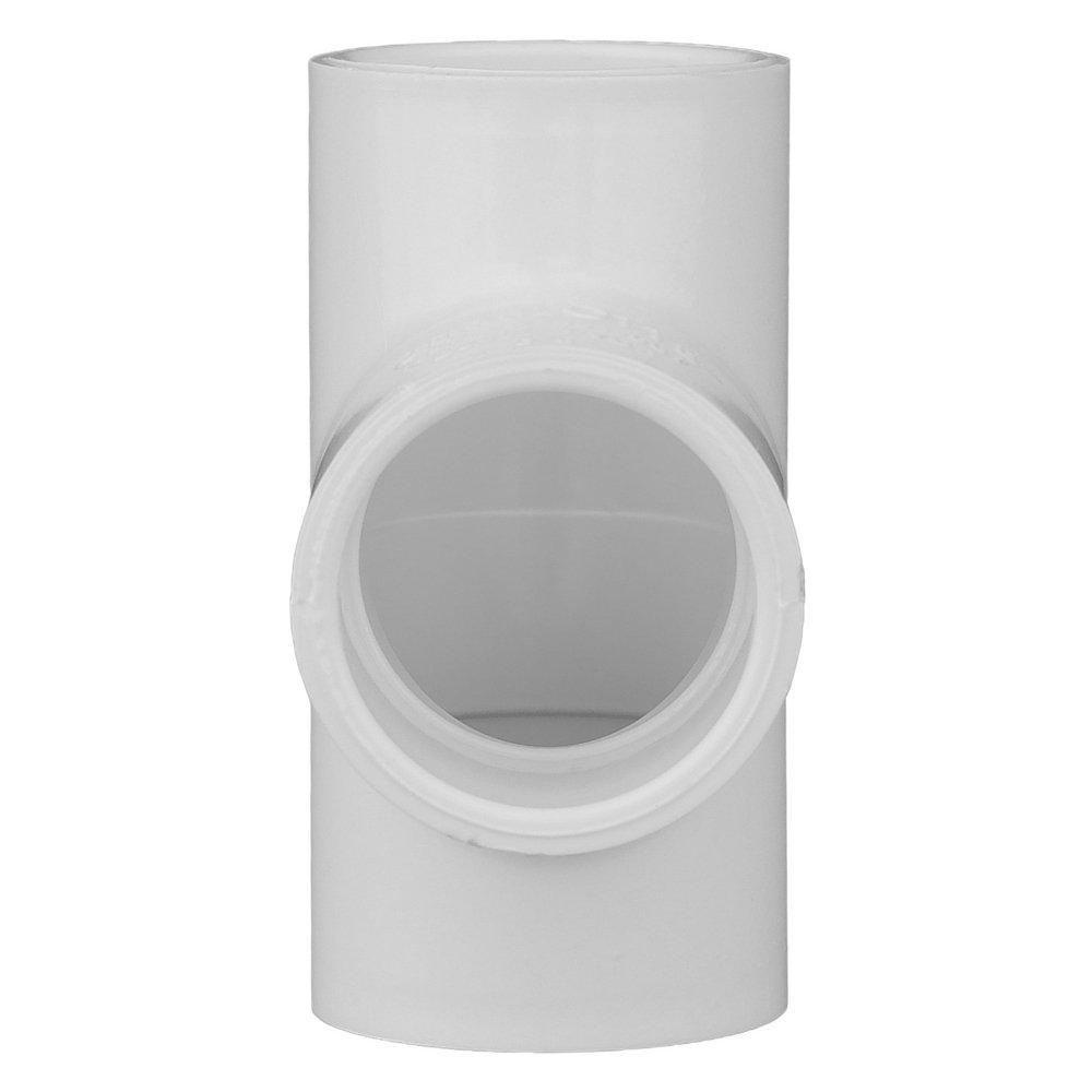 White PVC Schedule 40 Tee 