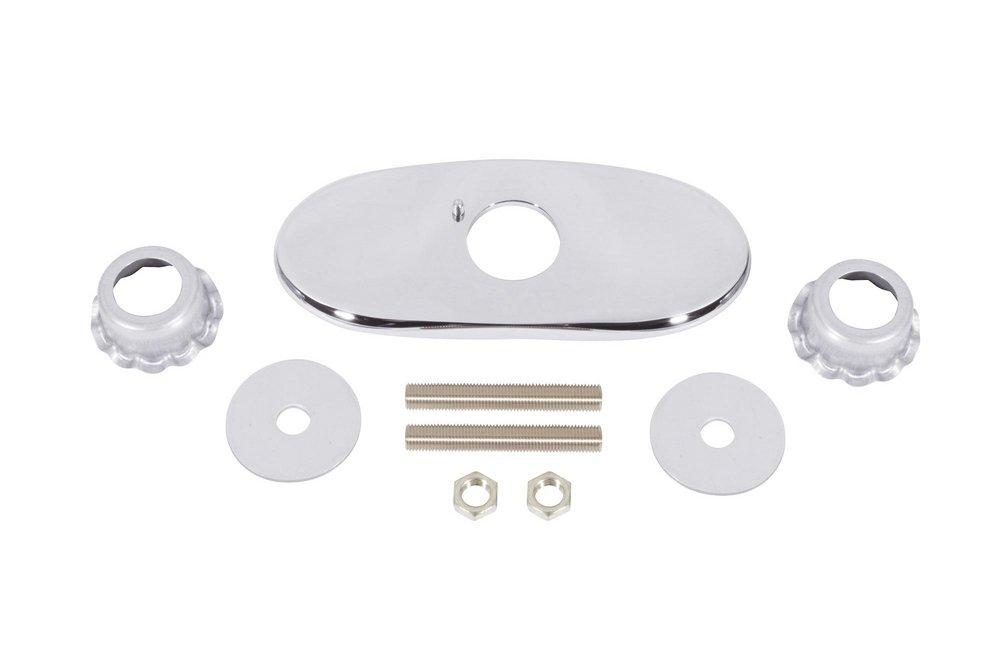 Bradley Corporation Chrome 4 in. Trim Plate for 1100 Series High Arc Faucets 