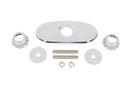 Bradley Corporation Chrome 4 in. Trim Plate for 1100 Series High Arc Faucets 