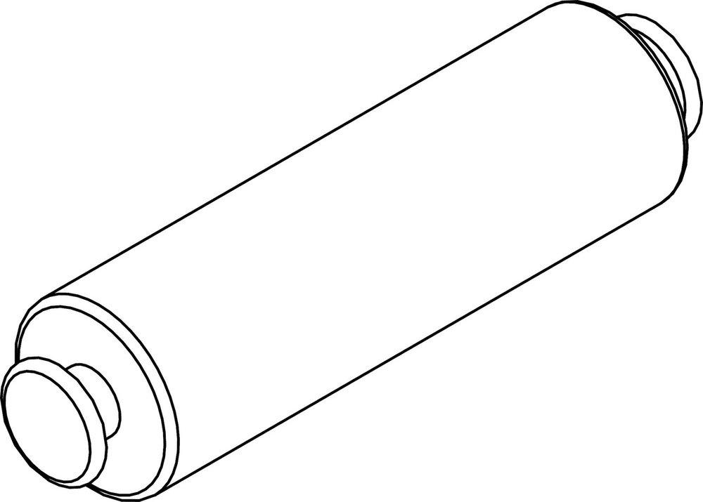 Bradley Corporation White Spindle Toilet Tissue Dispenser 