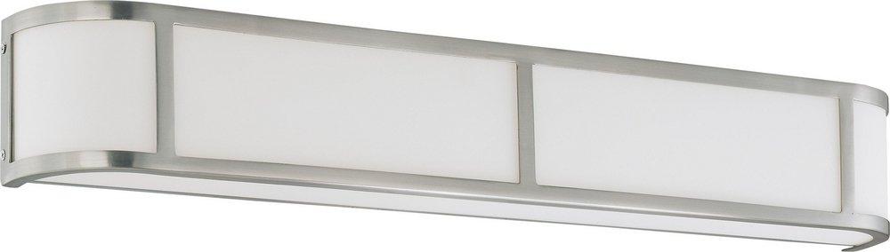 NUVO Brushed Nickel 4-Light Medium Base Wall Sconce 