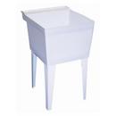 23 x 21-1/2 in. Floor Mount Laundry Sink in White