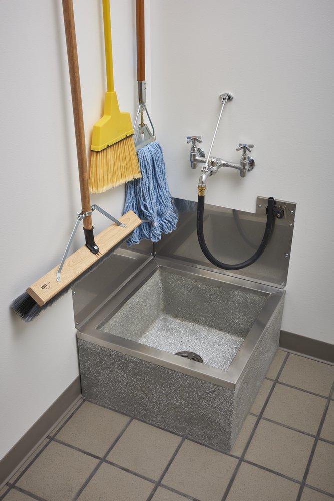 FIAT Products Grey 24 x 24 x 12 in. Mop Service Basin 
