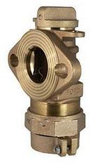 2 in. CPVC x Meter Flange Angle Supply Stop Key Valve