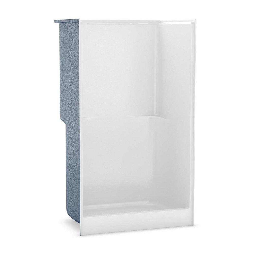 Aker by MAAX White 47-7/8 x 34-1/2 x 82 in. Shower Unit in White 