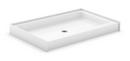 Aker by MAAX White 48 x 33-1/2 in. Shower Base with Center Drain 