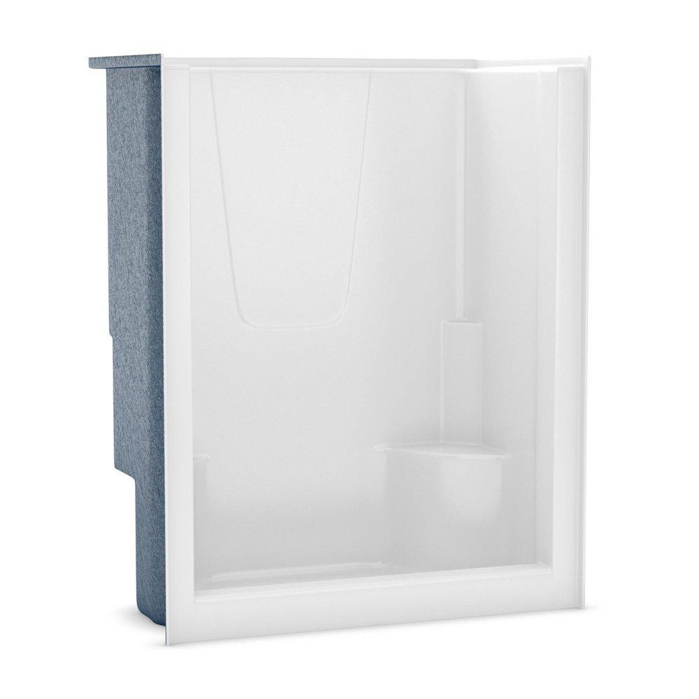 Aker by MAAX White 60 x 35-1/2 x 74-1/2 in. Shower Unit in White 