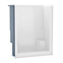 Aker by MAAX White 60 x 35-1/2 x 74-1/2 in. Shower Unit in White 
