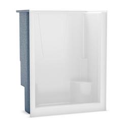 60 x 35-1/2 x 74-1/2 in. Alcove Shower Unit in White