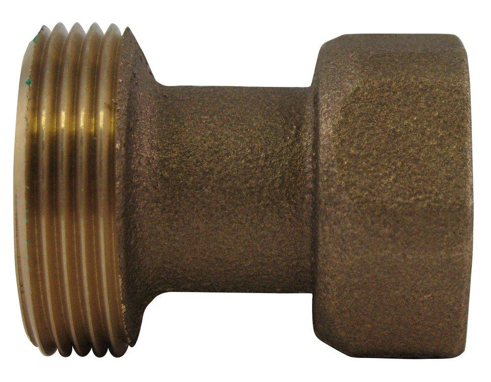 A.Y. McDonald Meter Swivel Nut x Meter Flanged Brass Meter Adapter 