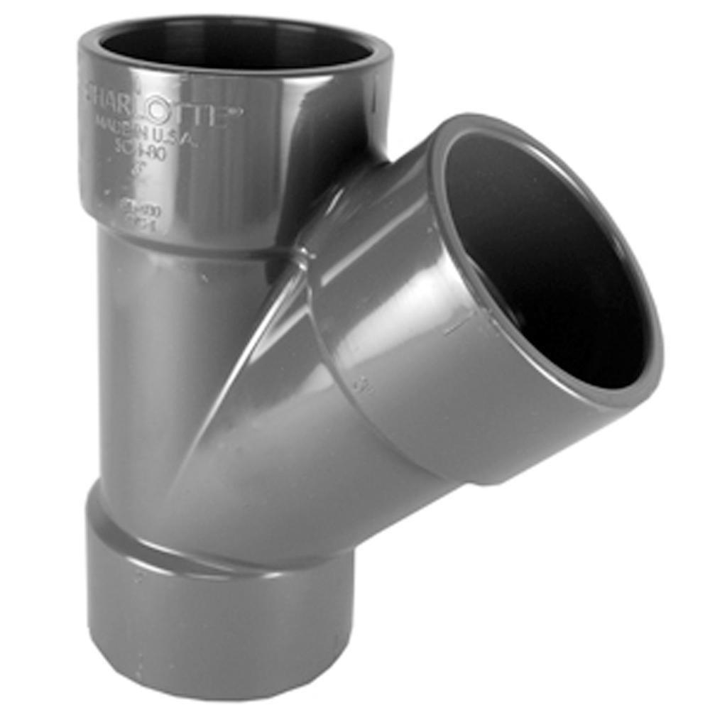 Grey PVC Sch. 80 Wye 