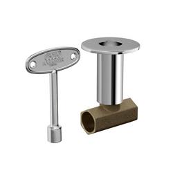 1/2 x 2-9/100 in. Polished Chrome Straight Log Lighter Valve
