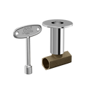 PROFLO&reg; Polished Chrome 1/2 x 2-9/100 in. Straight Log Lighter Valve 