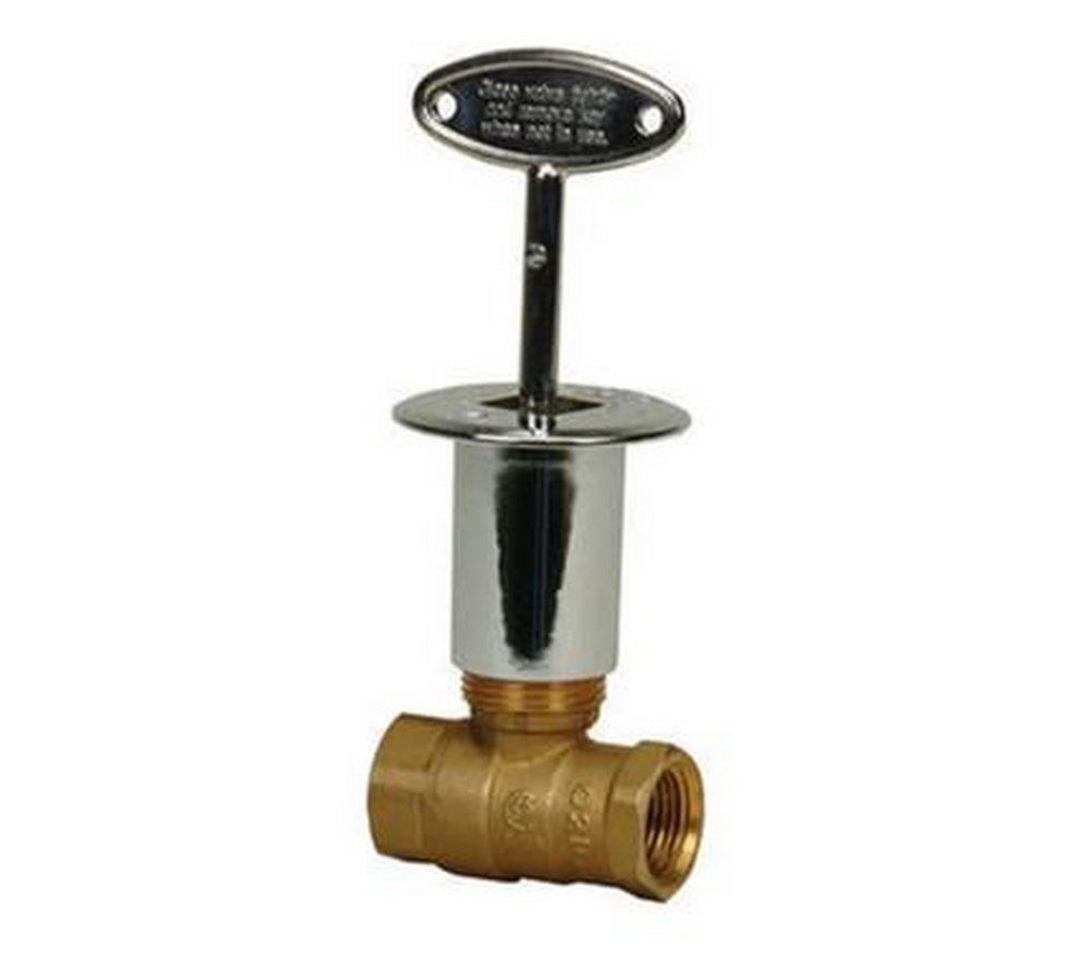 PROFLO® Polished Chrome 1/2 x 1-1/2 in. Angle Log Lighter Valve 