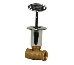 1/2 x 1-1/2 in. Polished Chrome Angle Log Lighter Valve