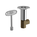 PROFLO&reg; Polished Chrome 1/2 x 1-7/50 in. Angle Log Lighter Valve 