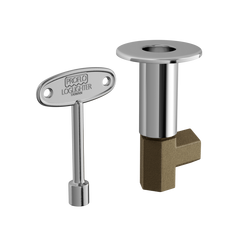 1/2 x 1-7/50 in. Polished Chrome Angle Log Lighter Valve