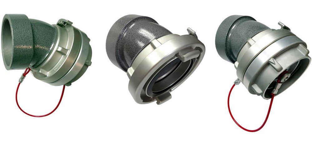 Harrington Corporation Storz x FNPT Elbow with Cap 