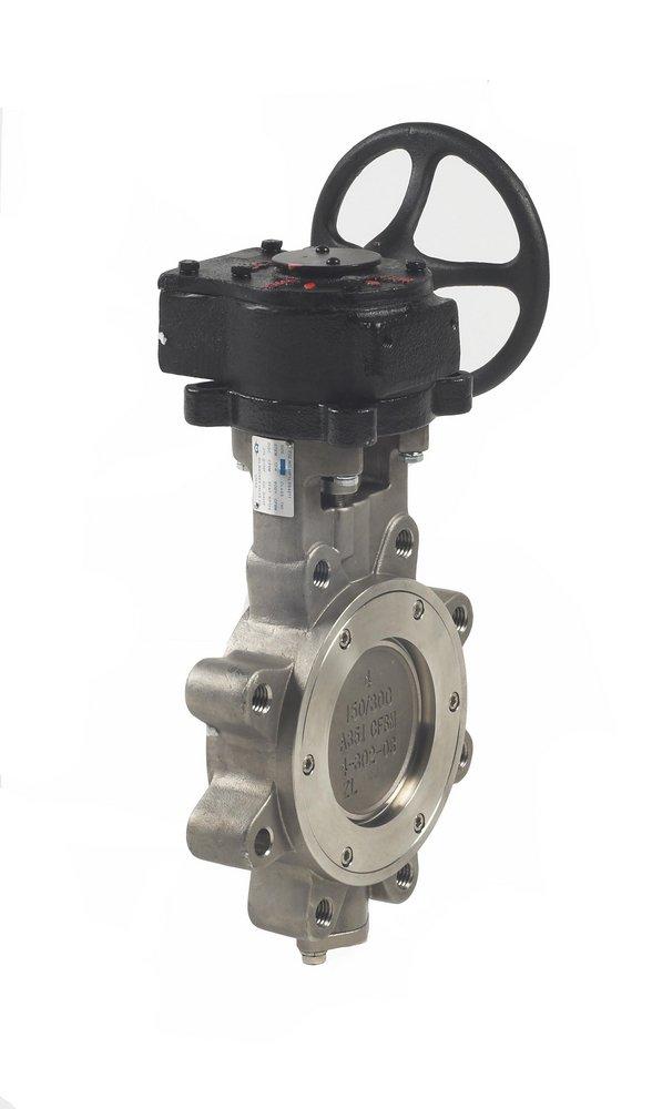 Milwaukee Valve Stainless Steel Lug RPTFE Gear Operator Handle Butterfly Valve 