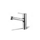 1-Hole Single Lever Handle Kitchen Faucet Pull-Out Spray in Splendure Stainless Steel