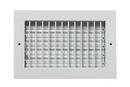 16 x 4 in. Steel Supply Register in White