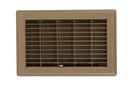 10 x 4 in. Steel Floor Register in Brown