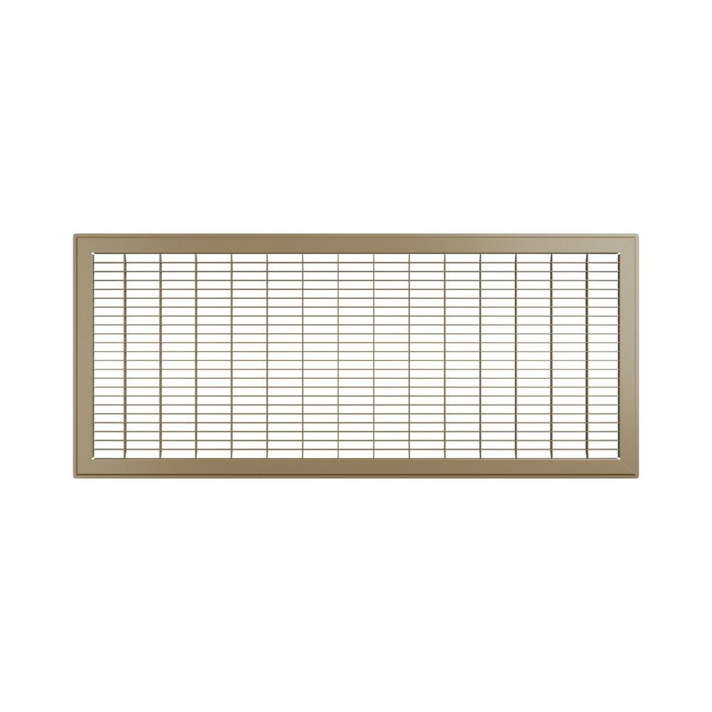 PROSELECT&reg; Brown 12 x 12 in. Residential Return Grille in Brown Steel 