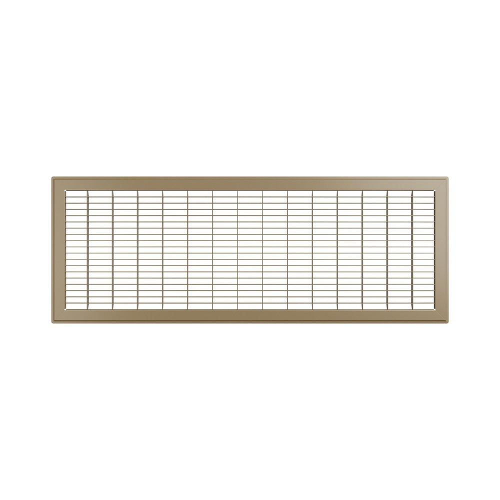 PROSELECT&reg; Brown 10 x 10 in. Residential Return Grille in Brown Steel 
