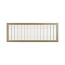 10 x 30 in. Residential 1-way Return Grille in Brown Steel