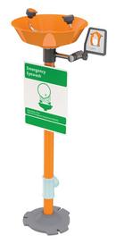 Guardian Equipment Yellow Plastic Pedestal Mount Eyewash Bowl 