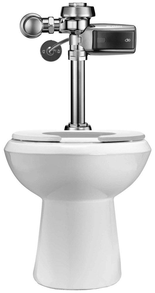 Sloan Valve White 1.28 gpf Elongated One Piece Toilet 