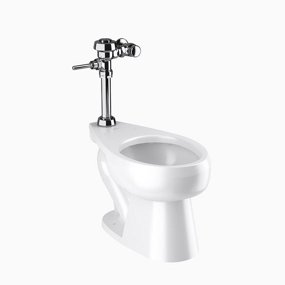 Sloan Valve White 1.28 gpf Elongated Two Piece Toilet 