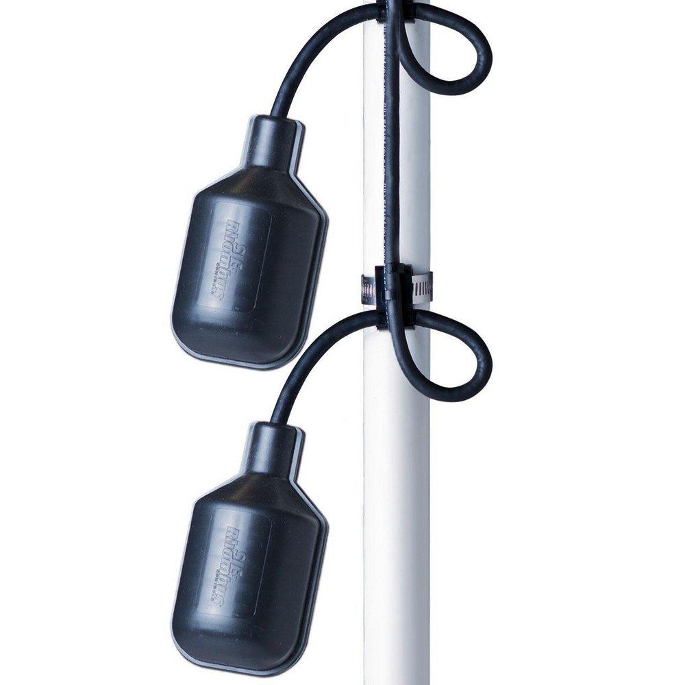 SJE Rhombus Double Float Master Pump Switch Down 120V 13A With Plug 