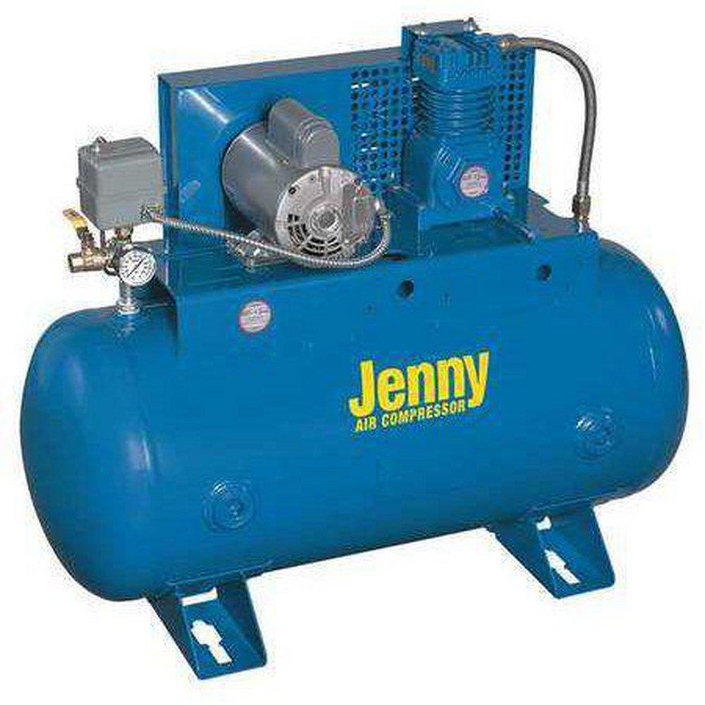 Jenny Products 1-Phase Compressor with 30 gal Tank 