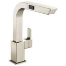 Moen Classic Stainless Single Handle Pull Out Kitchen Faucet 