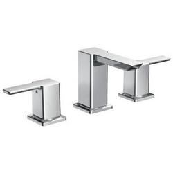 Two Handle Widespread Bathroom Sink Faucet in Chrome
