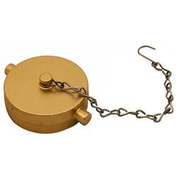 2-1/2 in. Aluminum NST Cap with Chain