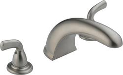 Two Handle Roman Tub Faucet in Brilliance&reg; Stainless (Trim Only)