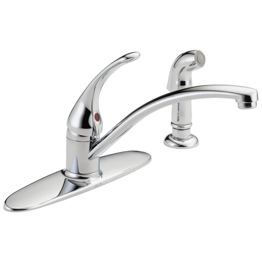 Delta Faucet Chrome Single Handle Kitchen Faucet 