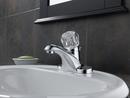 Delta Faucet Chrome Single Handle Centerset Bathroom Sink Faucet 