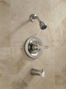 Delta Faucet Brilliance&reg; Stainless Single Handle Single Function Bathtub & Shower Faucet (Trim Only) 