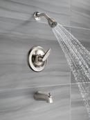 Delta Faucet Brilliance&reg; Stainless Single Handle Single Function Bathtub & Shower Faucet (Trim Only) 