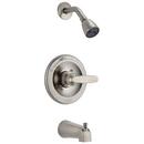 Delta Faucet Brilliance&reg; Stainless Single Handle Single Function Bathtub & Shower Faucet (Trim Only) 
