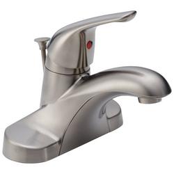 Single Handle Centerset Bathroom Sink Faucet in Brilliance&reg; Stainless