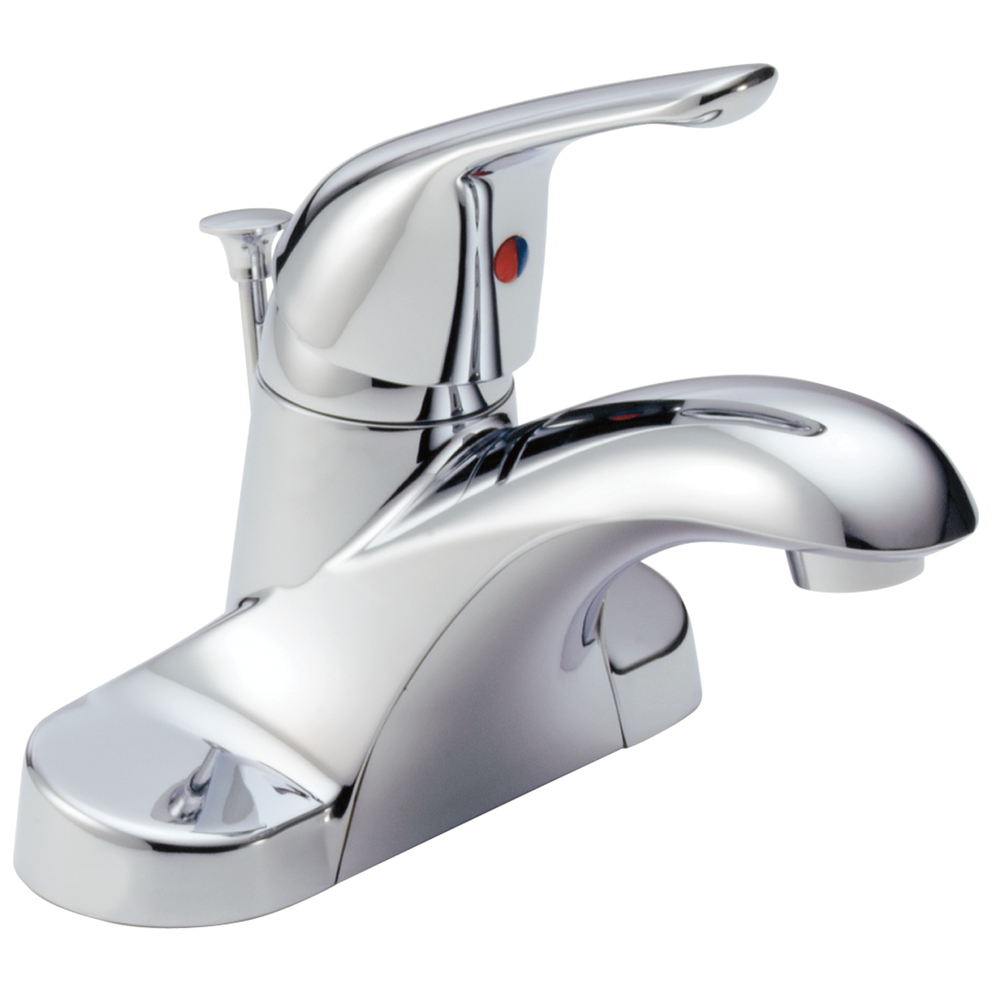 Delta Faucet Chrome Single Handle Centerset Bathroom Sink Faucet 