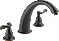 Two Handle Roman Tub Faucet in Oil Rubbed Bronze (Trim Only)
