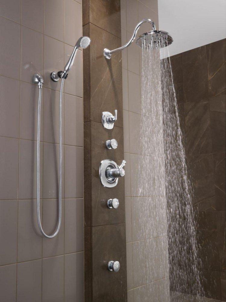 Delta Faucet Venetian&reg; Bronze Single Function H2Okinetic&reg; Showerhead 