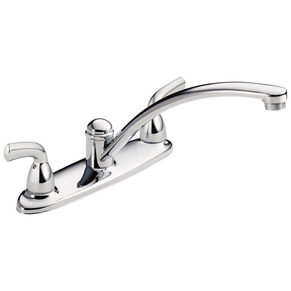 Delta Faucet Chrome Two Handle Kitchen Faucet 
